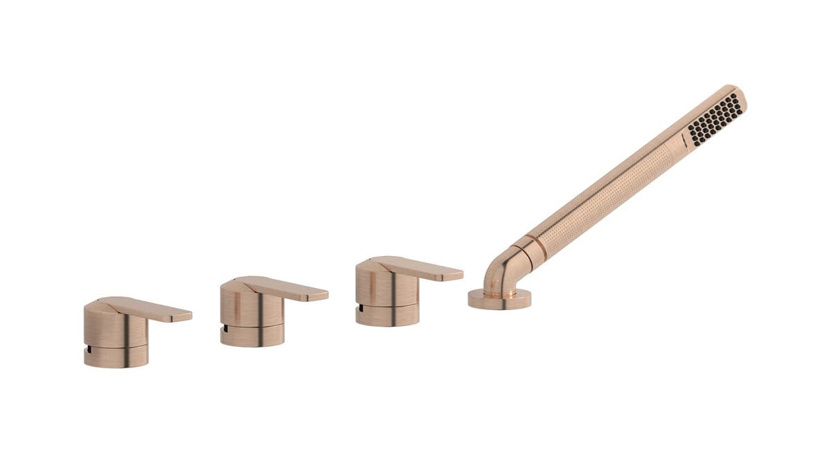 Смеситель для ванны с 4 отверстиями и ручным душем IB C-67 ARCH-00029720 - Вид №11