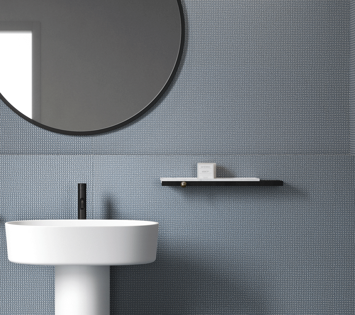 Ex.T Nouveau THSH Вешалка для полотенец с мраморной столешницей EXNOUTHSHNEOT/CAL - Вид №1