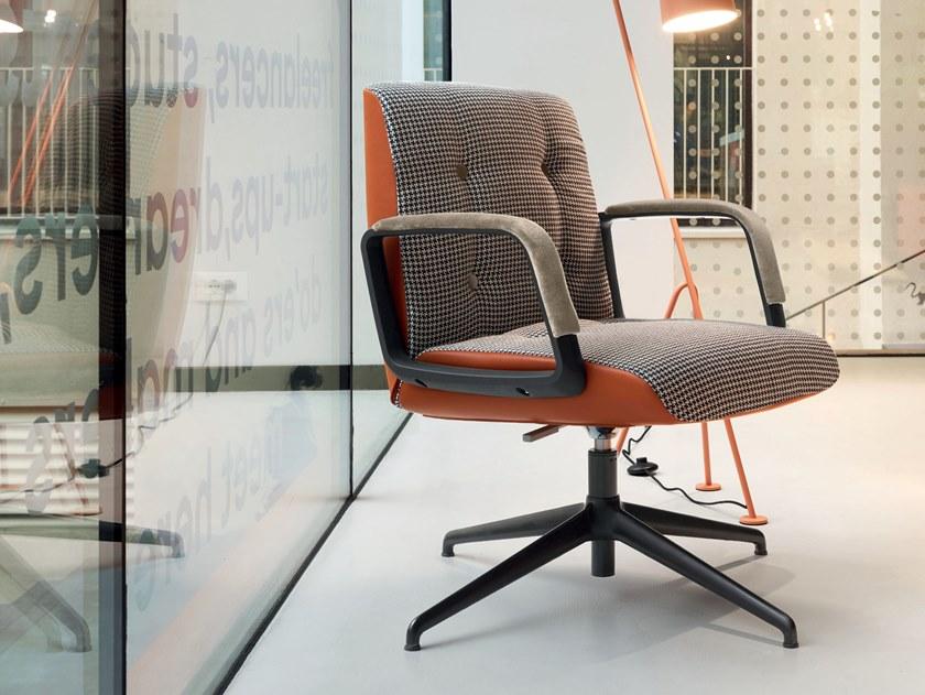 Quinti Sedute Стул для руководителя из ткани с 4 спицами Charles sun-id-1410363 - Вид №4