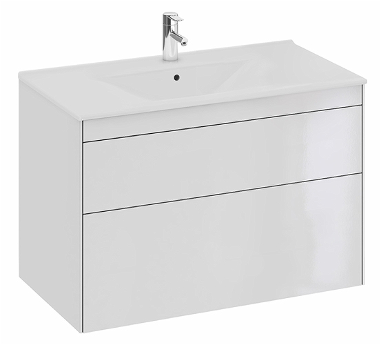 47448 IFO Sense тумба под умывальник с двумя выдвижными ящиками, W = 900 мм, W1 = 910 мм, мол. - Вид №8