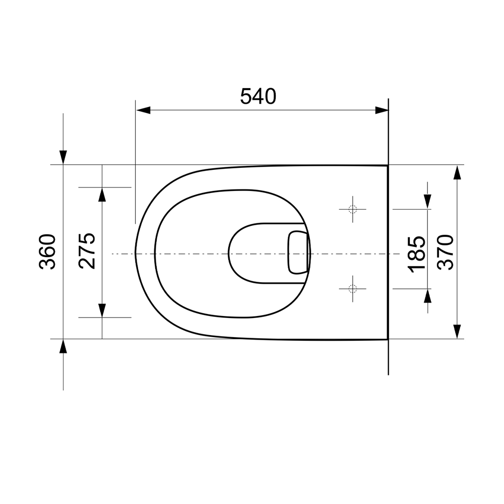 9400405.WCD Комплекты из инсталляций, панелей смыва и унитазов Duravit D-Neo Tece  - Вид №8
