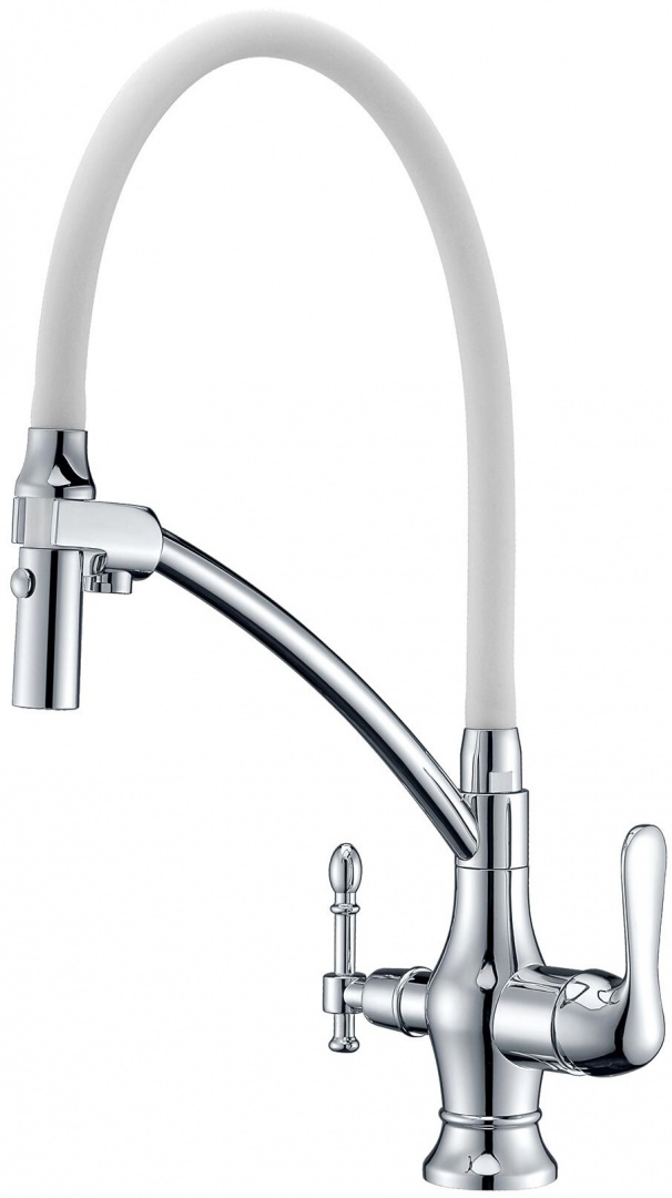 Смеситель ZorG Sanitary ZR 347-8 YF для кухонной мойки, хром