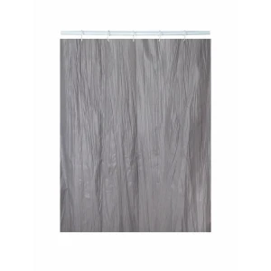 Штора для ванной ZENFORT Fly - серый полиэстер 180x200 см 89379213