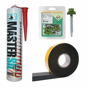 Монтажный набор "Для установки проходки кровли" (зеленый)