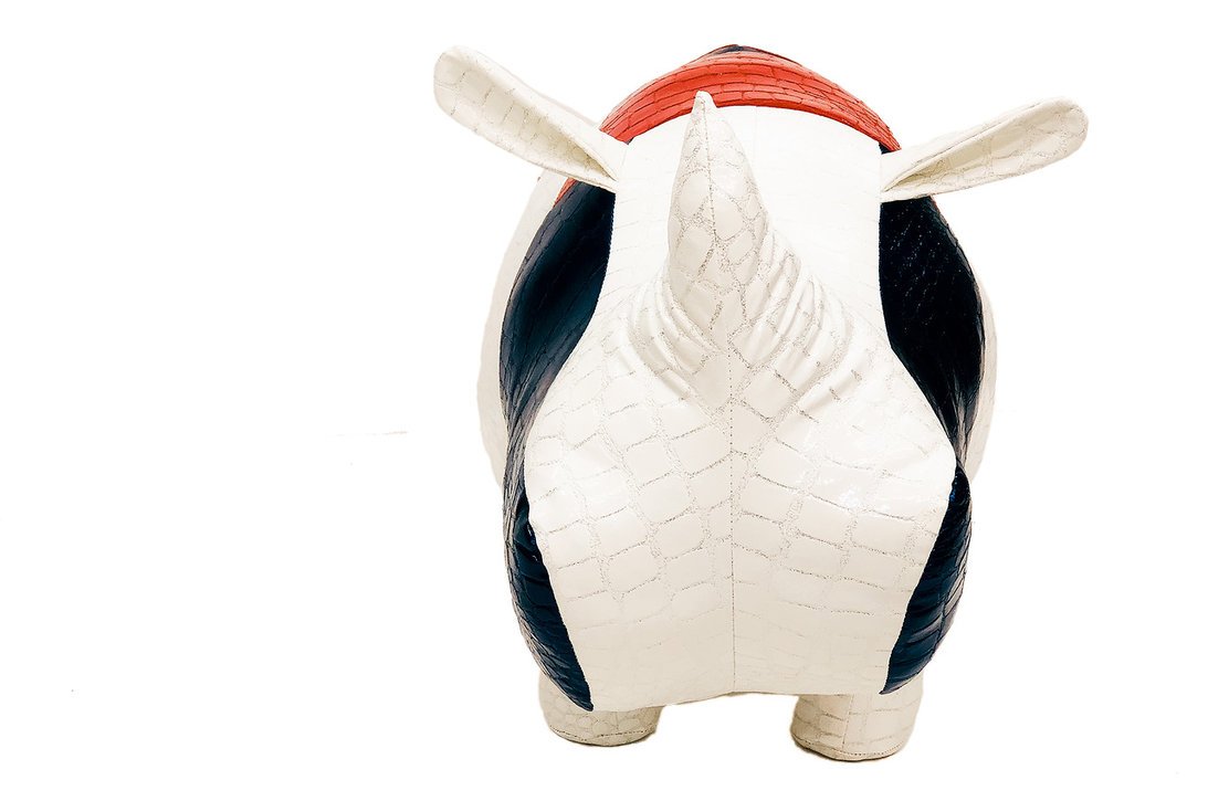 Банкетка "Пуф Носорог Россия" мини EUROSON ЖИВОТНЫЕ 131594 Красный;белый;синий - Вид №3