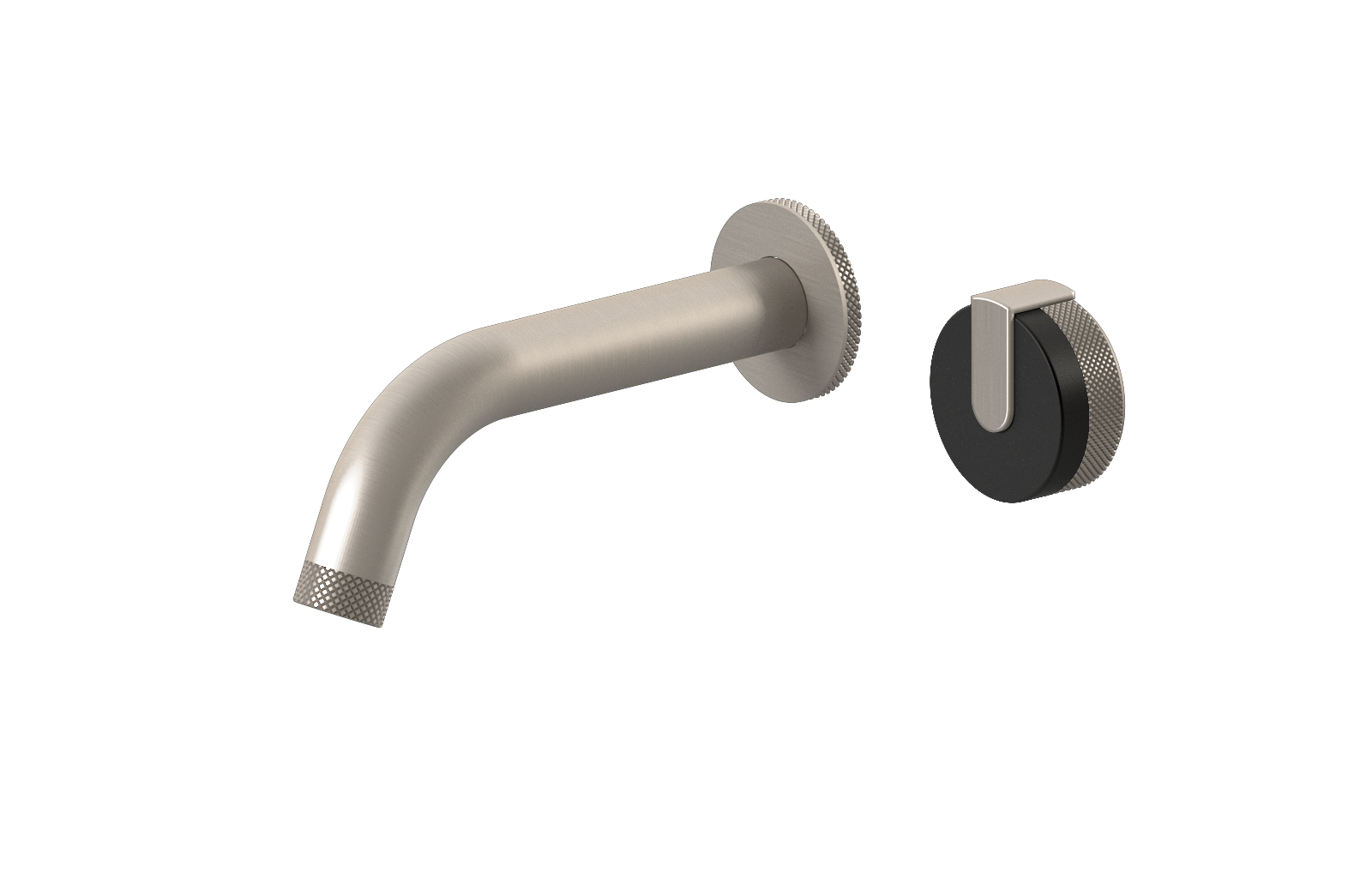 E-11535-R1MBK-L1BNi-BNi Настенный прогрессивный смеситель скрытого монтажа для раковины GRAFF MOD+