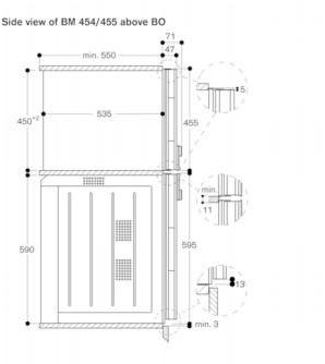 Gaggenau Комбинированная микроволновая печь Serie 400 Bm455110 - Вид №3