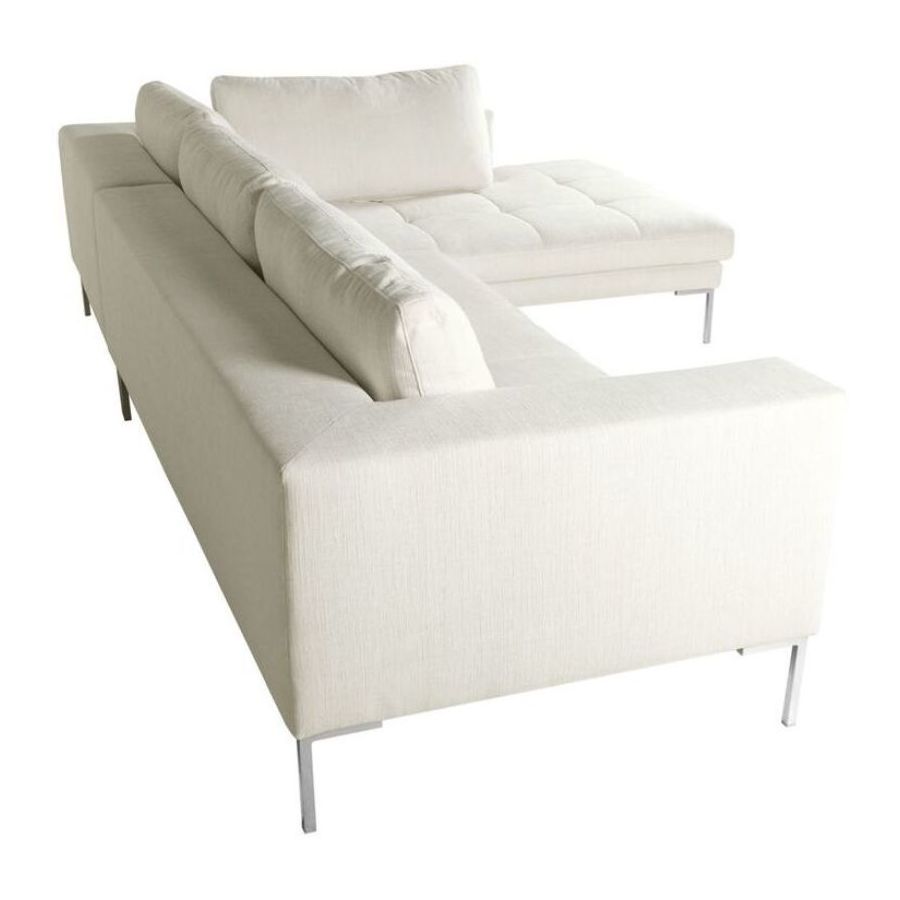 Диван угловой Mattias, правосторонний, молочный Sits S1408 - Вид №5