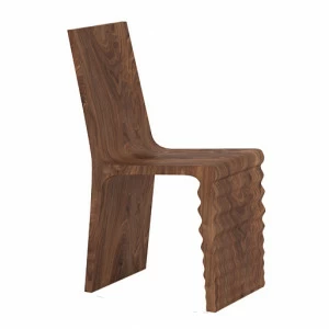 Стул деревянный 85х57 см орех Wave 2 ODINGENIY ДИЗАЙНЕРСКИЕ 178398 Коричневый