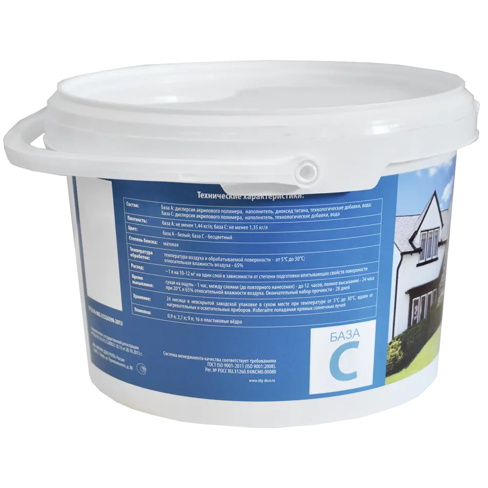 Краска Bayramix Acrylic Profi - прозрачная база С для колеровки 2.7 л 82891612 STLM-0037612 - Вид №2