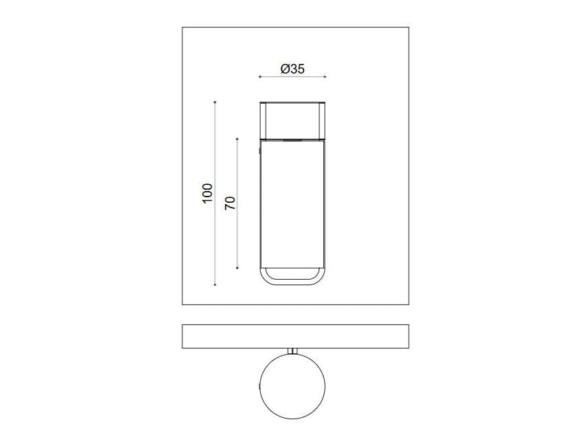 Настенная корзина для мусора из оцинкованной стали с крышкой DIMCAR DIAPASON ARCH-00051442 - Вид №1