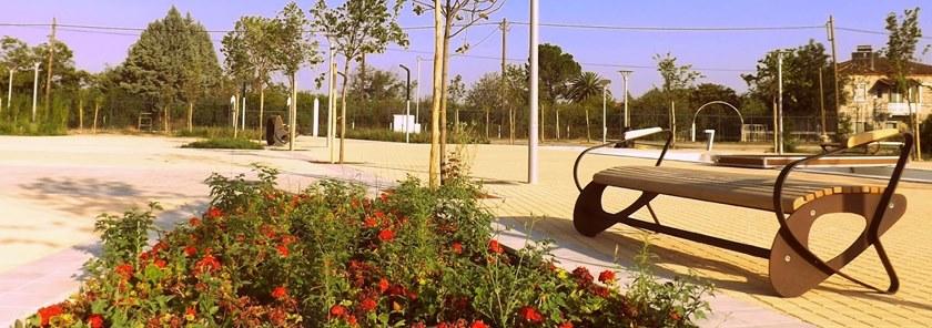 Euroform W Скамья из дерева с подлокотниками без спинки  1005  - Вид №3