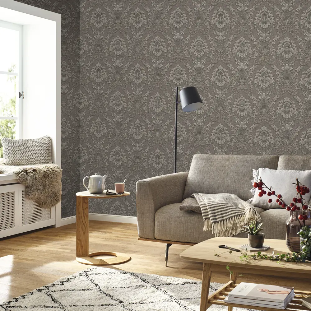Обои флизелиновые Erismann Bolero 1.06 м ЭР60157-06 коричневые 85127984 STLM-2106223 - Вид №2