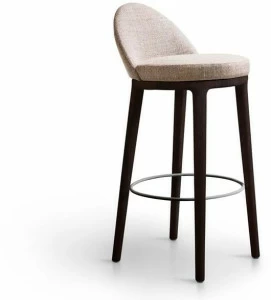 Lema Высокий табурет из ткани со спинкой Lucylle