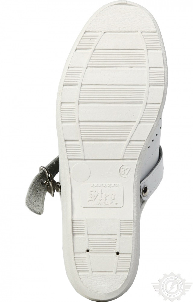 61812 Туфли Сабо женские белые  Медицинская обувь размер 37 Спецодежда  - Вид №1