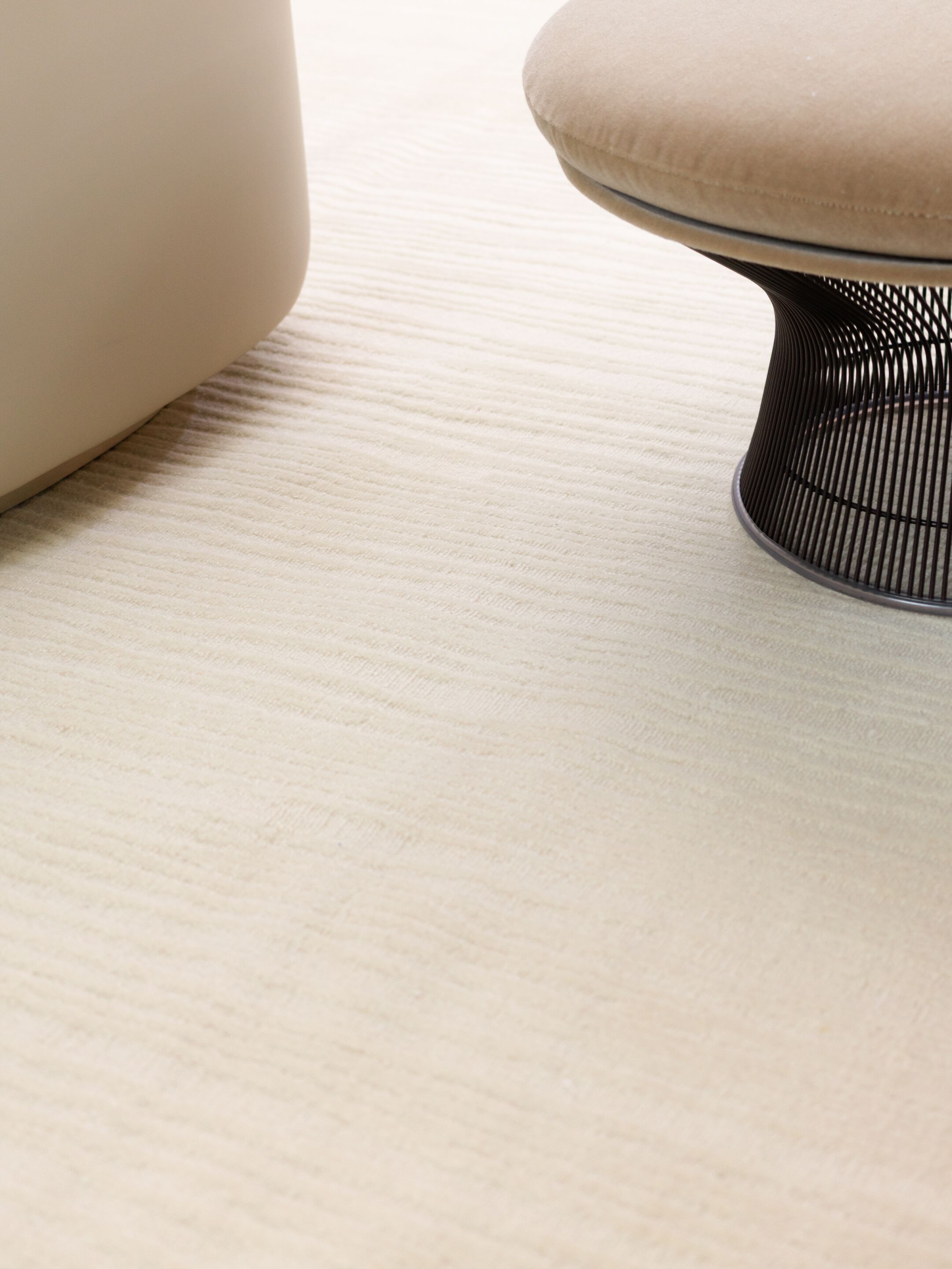 Шерстяной прямоугольный однотонный ковер LELIEVRE Rain ARCH-00144463 - Вид №3