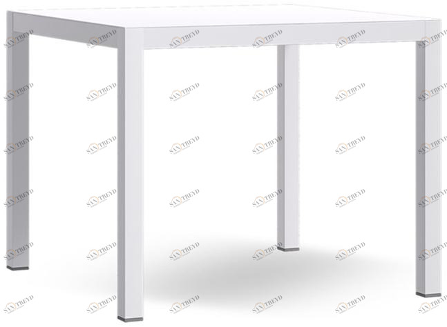 Atmosphera Квадратный садовый стол из алюминия и столешницей из hpl Flair Fa.ta.q90/fa.ta.q155