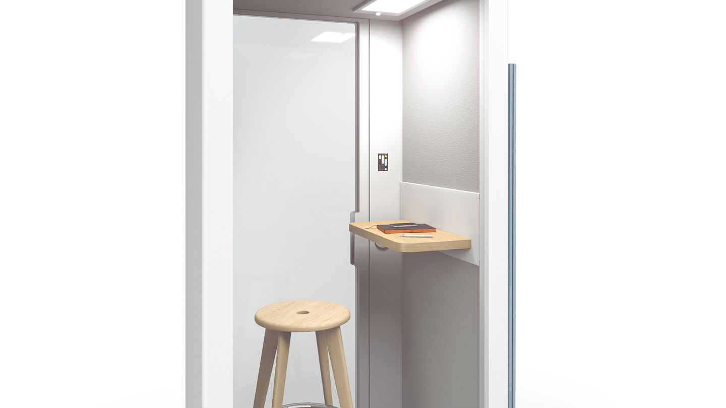 Многосторонняя акустическая офисная кабина со встроенным освещением VITRA TALKY X VITRA EDITION ARCH-00151852 - Вид №11