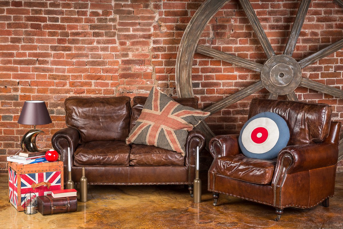 Диван Maxwell двухместный прямой коричневый ДОМАШНЯЯ ОБСТАНОВКА ДИЗАЙНЕРСКИЕ, MAXWELL 017182 Коричневый Santreyd  - Вид №1