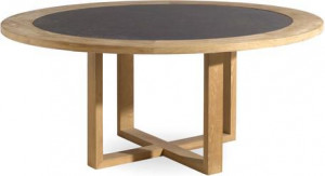 MNST869 Обеденный стол teak ⌀130см Manutti Siena