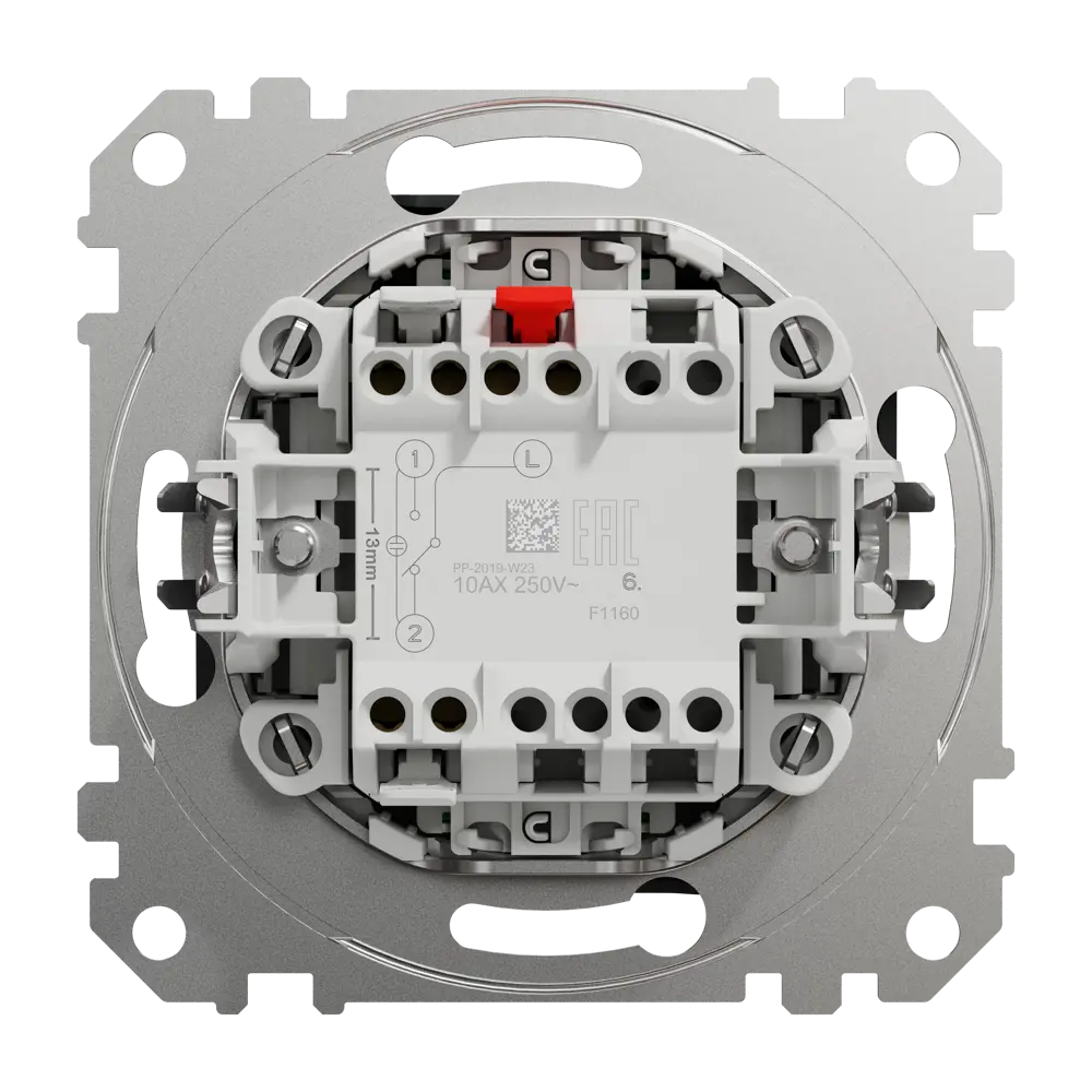 Переключатель проходной Systeme Electric Sedna Design 1 клавиша с подсветкой, цвет антрацит 84830186 STLM-2195193 Sedna Design Elements - Вид №2