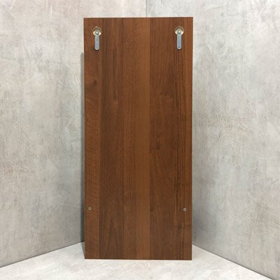 Зеркало настенное узкое с полкой и крючками коричневое "Сэнди-1" GRAUM ДИЗАЙНЕРСКИЕ 304098 Коричневый  - Вид №2