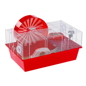 ПР0037902 Клетка для грызунов Coney Island для хомяков, белая 51х37х37см FERPLAST