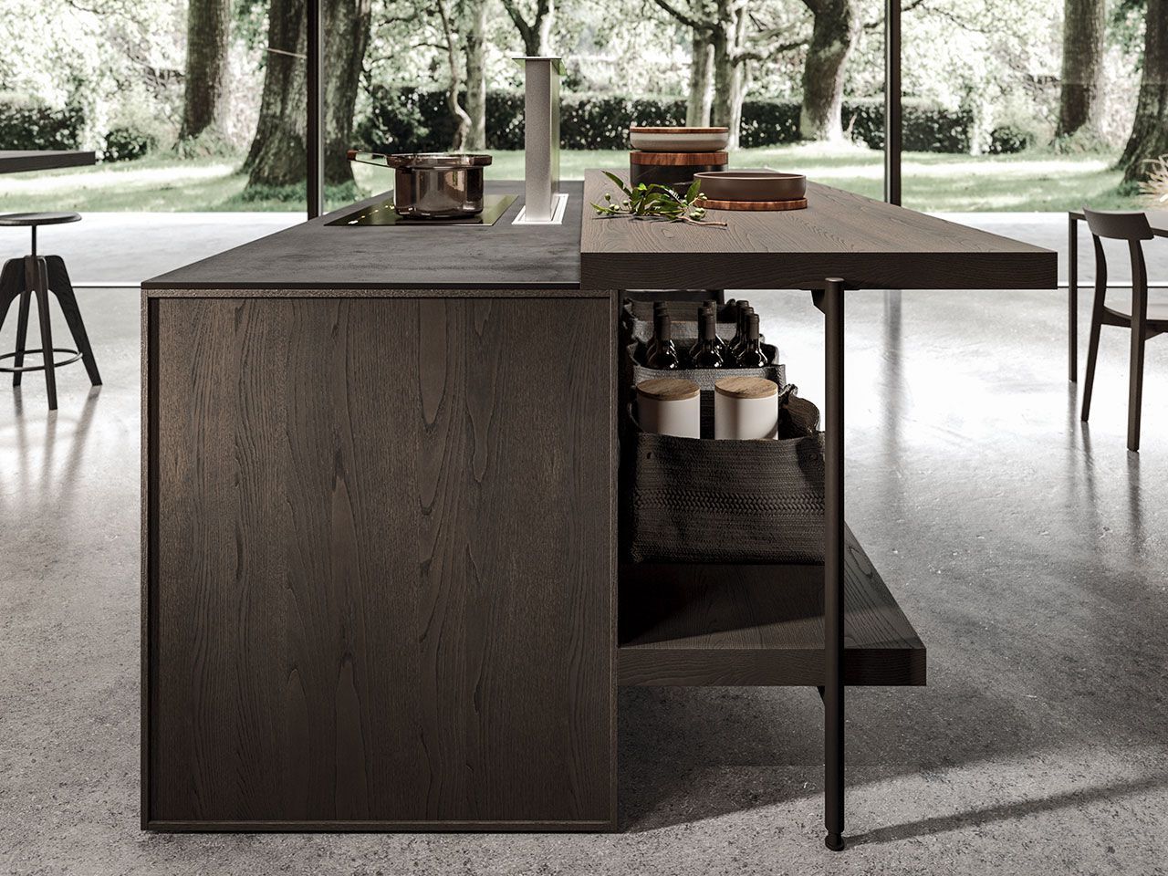 Встроенная кухня с островом Arrital Ak_07 ARCH-00029040 - Вид №2