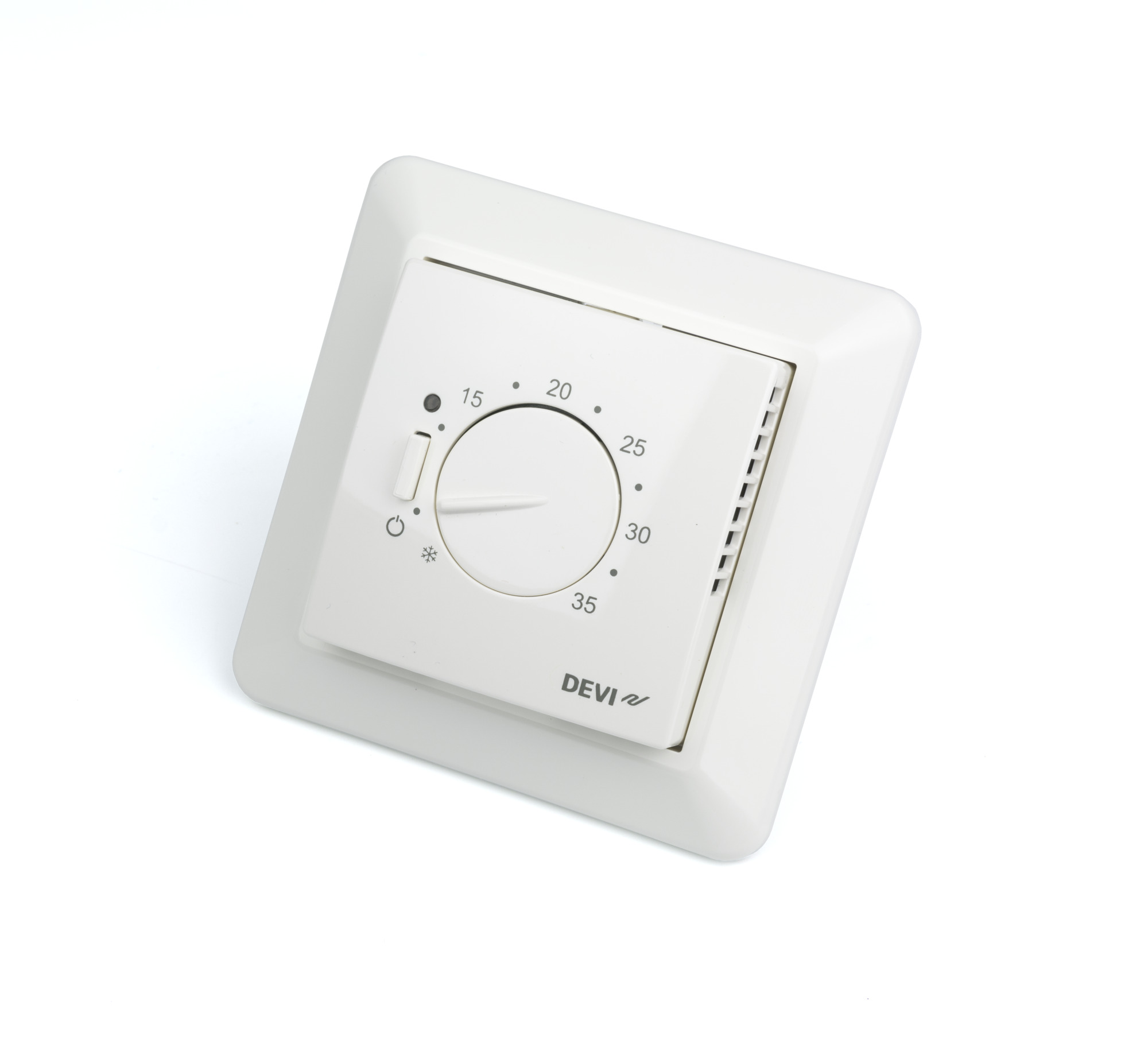 Danfoss DEVIreg™ 530/531/532 — электронные терморегуляторы для теплого пола со встроенным корпусом DEVIreg 531 терморегулятор с датч. возд. 140F1034  - Вид №5