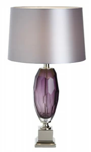 Настольная лампа Abril Purple от RVAstley 5829 RVASTLEY ВАЗА 061981 Прозрачный;фиолетовый