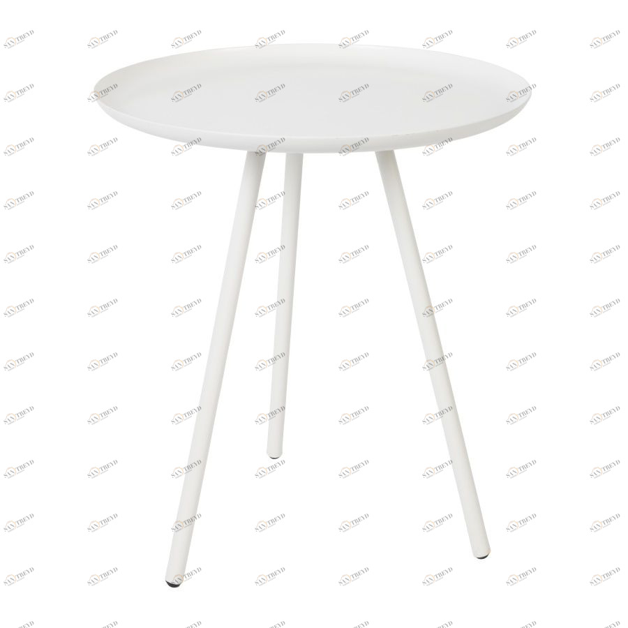 Столик Frost белый White Label Living 2300067