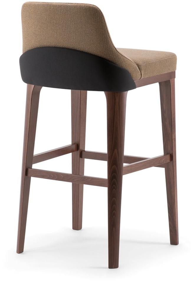 Tirolo Табурет из массива дерева и ткани со спинкой Gill 070 sg - Вид №2