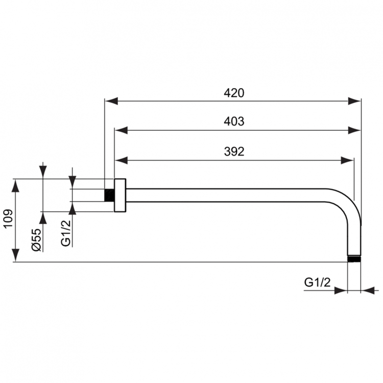 A7573AA Промо комплект "ВСЕ для встройки ALL IN ONE" Ideal Standard CERATHERM T100  - Вид №15