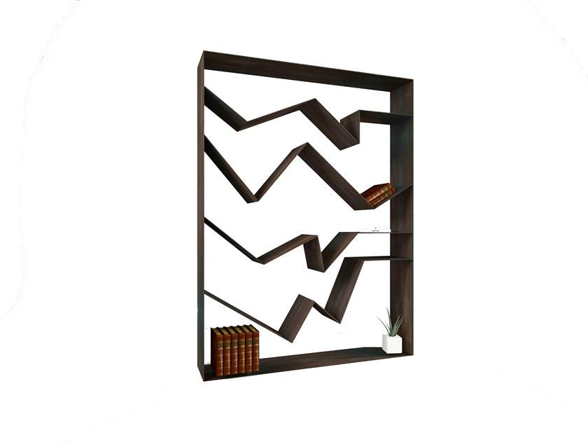 TrackDesign Двусторонний открытый книжный шкаф из стали Corten ™  Ar0882000  - Вид №1