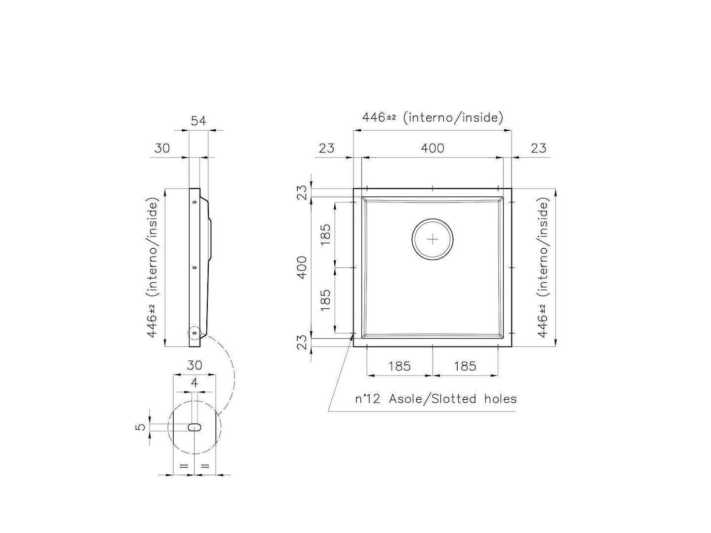 Раковина из нержавеющей стали Foster Phantom ARCH-00114636 - Вид №2
