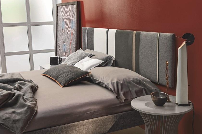 Gruppo Tomasella Двуспальная кровать из ткани с мягким изголовьем Diagonal sun-id-1486531 - Вид №3