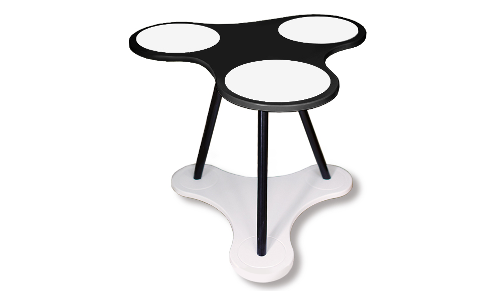 Детский игровой стол "Спинер" МАНДАРИН ПРОДЛЕНКА 178750 Белый;черный Santreyd  - Вид №1