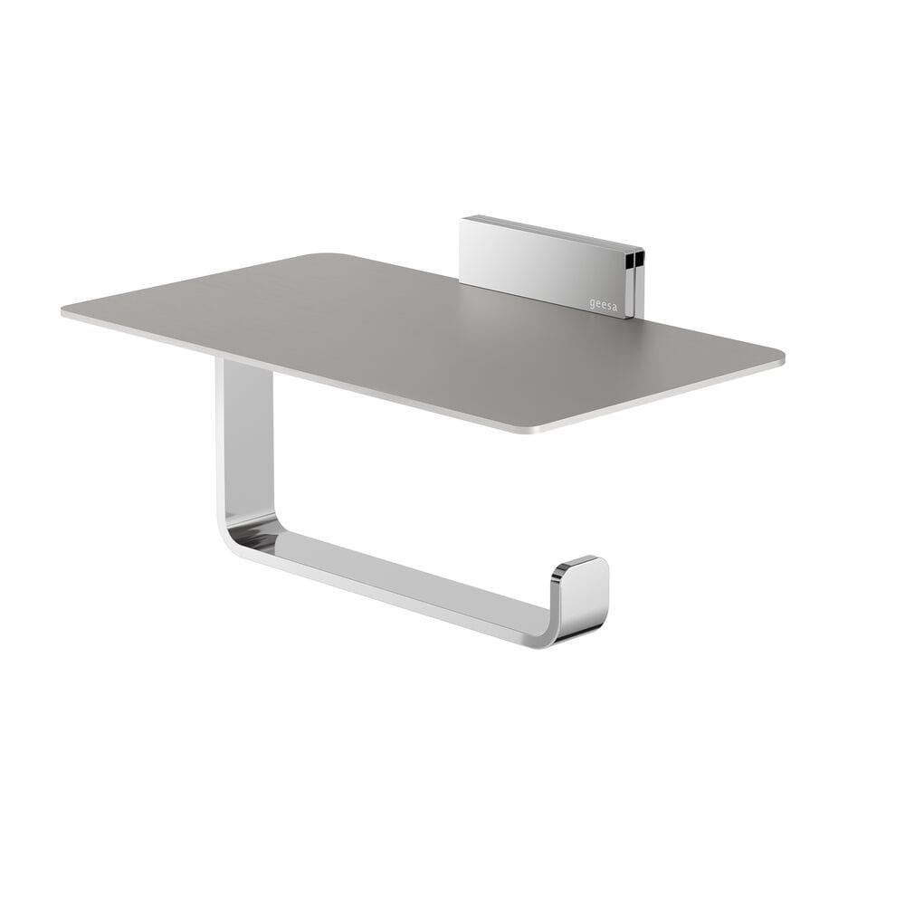 Держатель рулона из нержавеющей стали с полкой Geesa Craft ARCH-00067972 - Вид №1