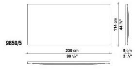 Maxalto Двуспальная кровать из ткани с высоким изголовьем Filemone sun-id-1365147 - Вид №7