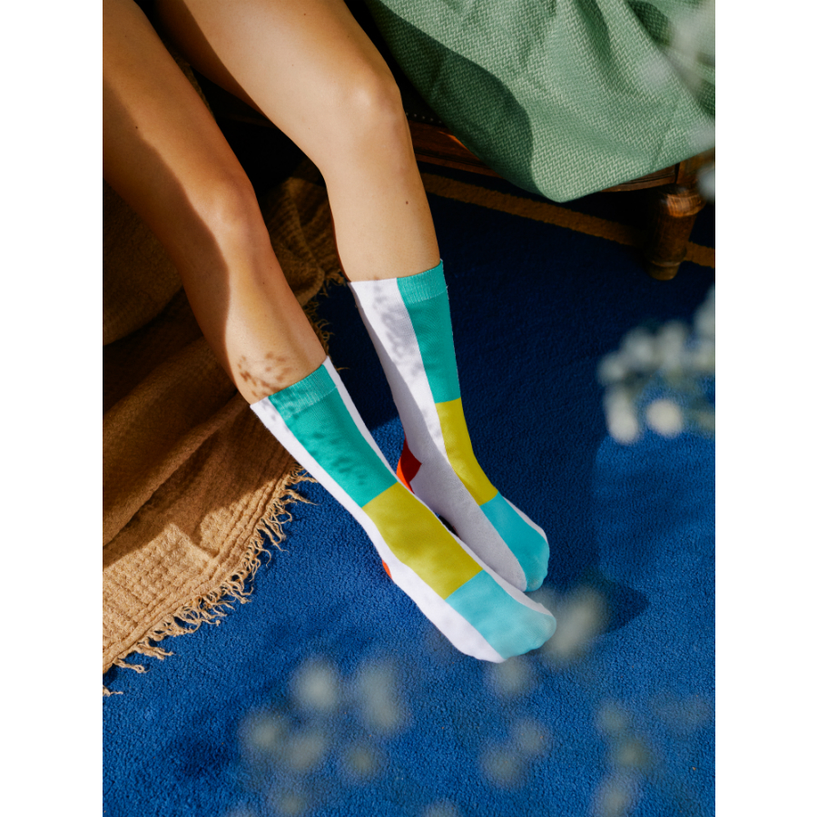 DYRAISOPK Носки rainbow, розовые Doiy  - Вид №1