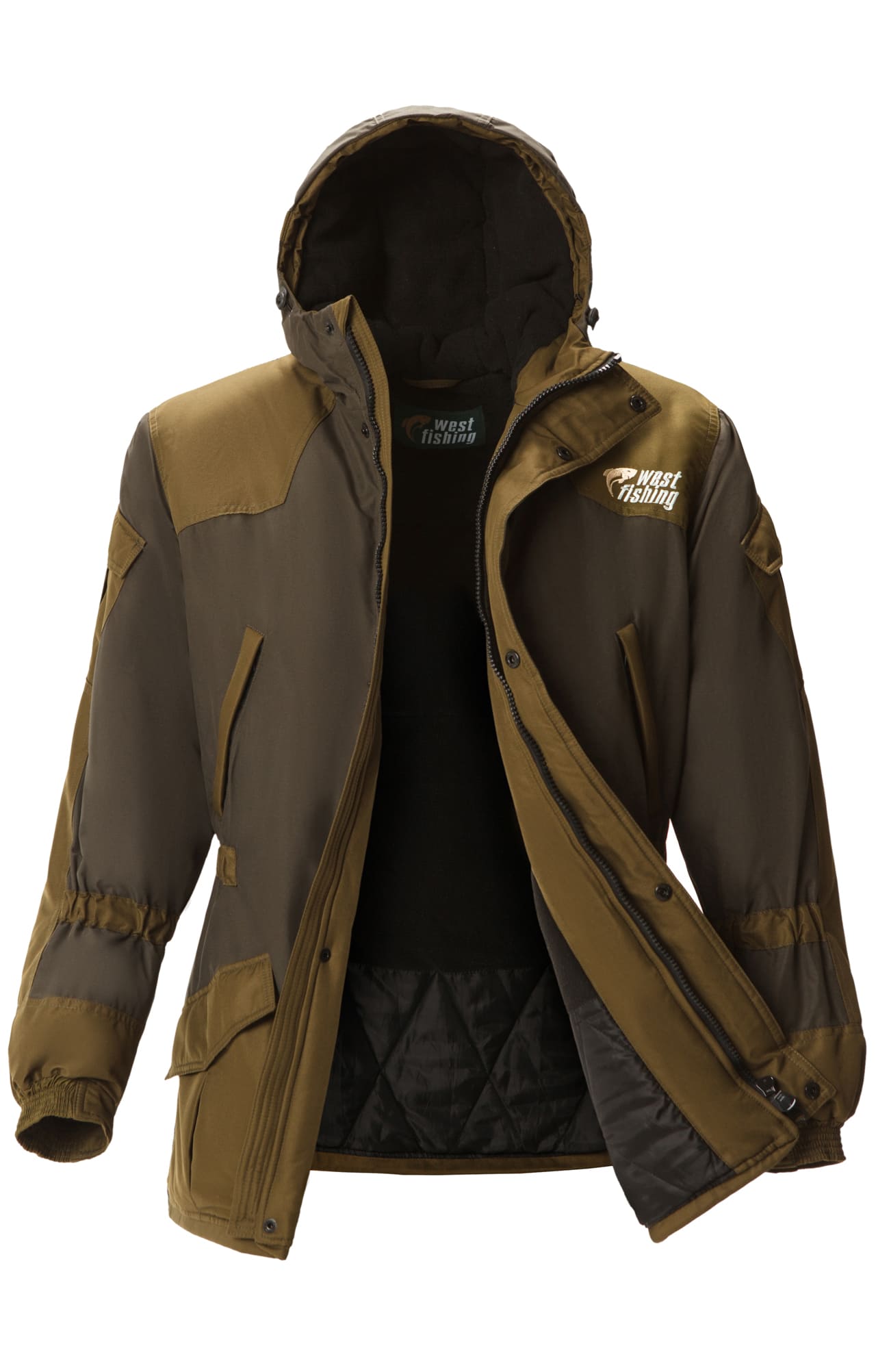 63937 Костюм  зимний хаки West Fishing  Зимняя спецодежда Santreyd  - Вид №4