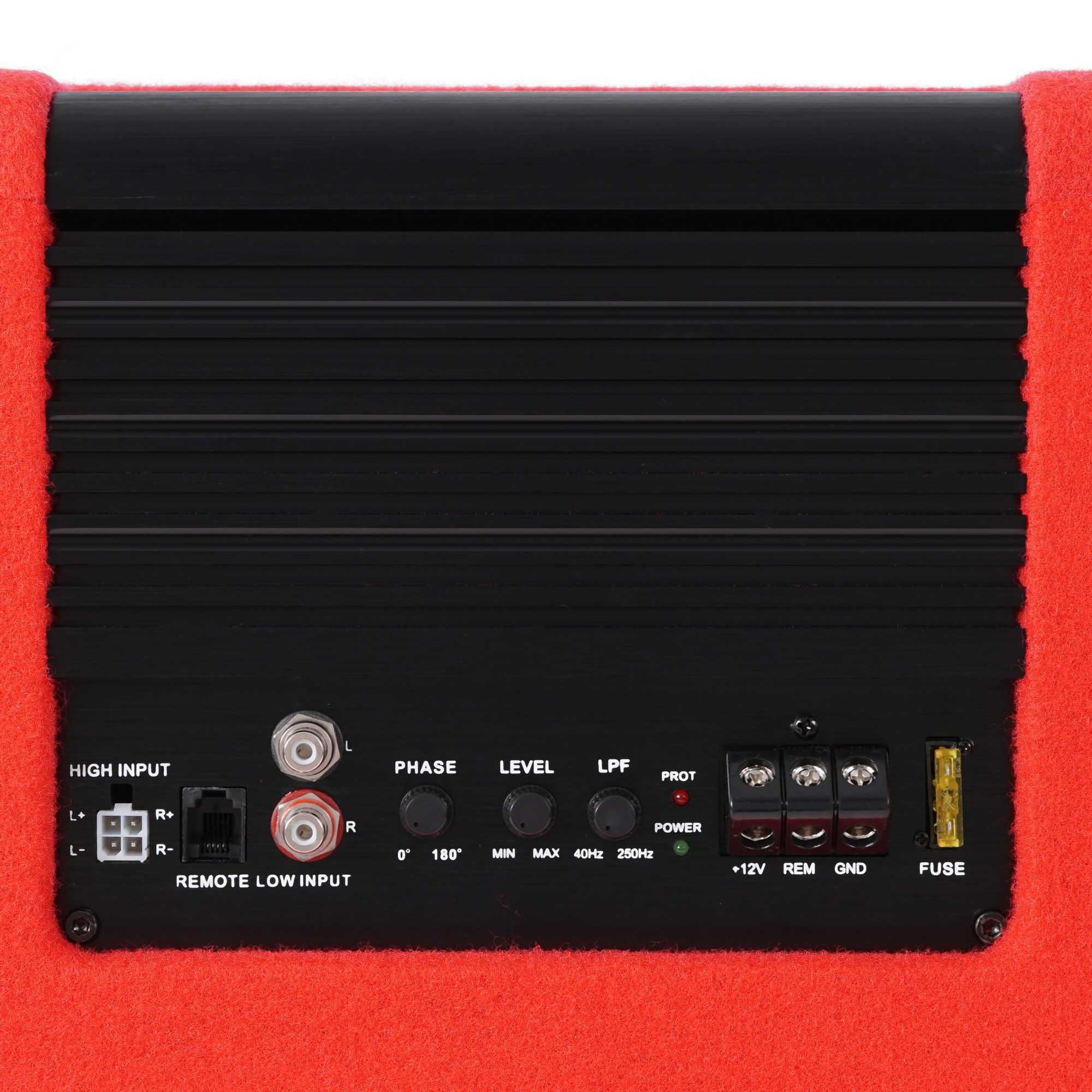 9958178 Автосабвуфер активный Ural АС-У12А Красный STDN-0130519 - Вид №3