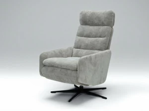 Sits Откидное тканевое кресло с 5 спицами и подлокотниками