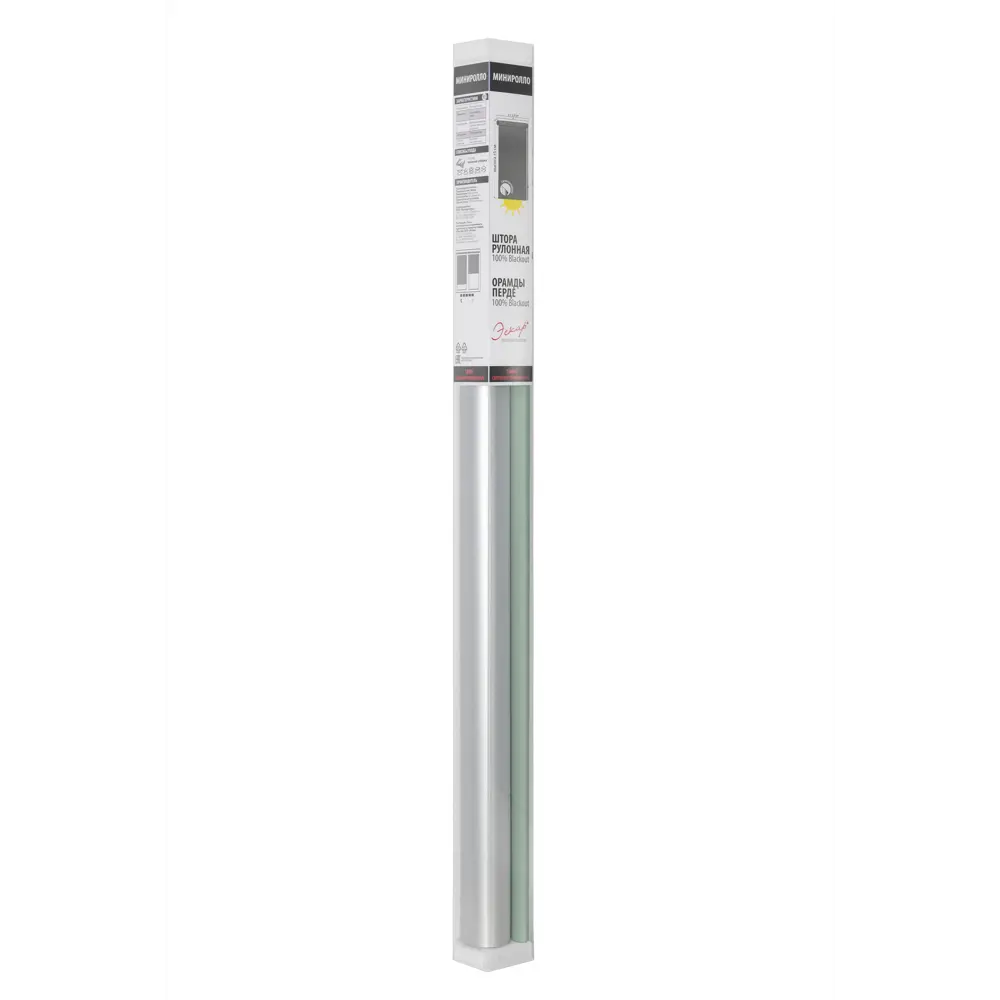 Штора рулонная блэкаут Эскар 70x160 см зеленая Cactus 5 86792838 STLM-2075667 BLACKOUT - Вид №4