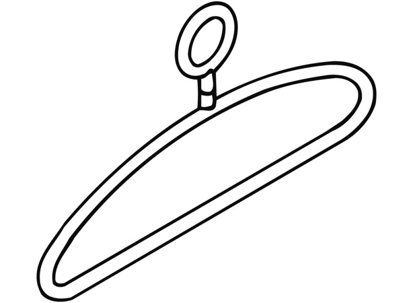 571.4 Вешалки для одежды и брюк HEWI USA Produkte  - Вид №3