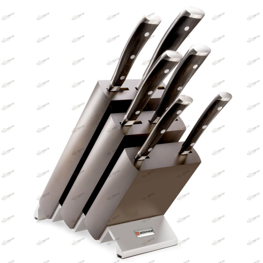 Набор кухонных ножей на деревянной подставке Ikon, 6 шт WUESTHOF W9866WUS