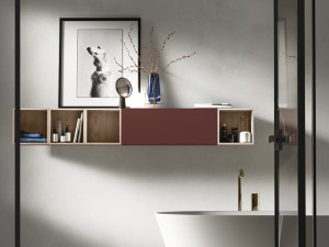 Подвесной шкаф для ванной комнаты в HPL