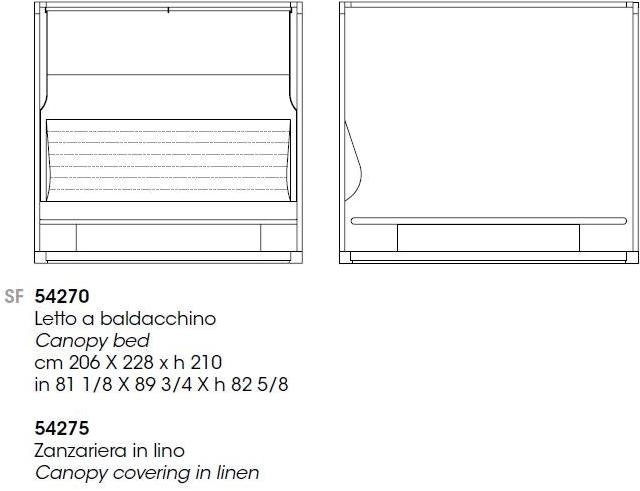 Giorgetti Двуспальная кровать с балдахином sun-id-1510734 - Вид №7