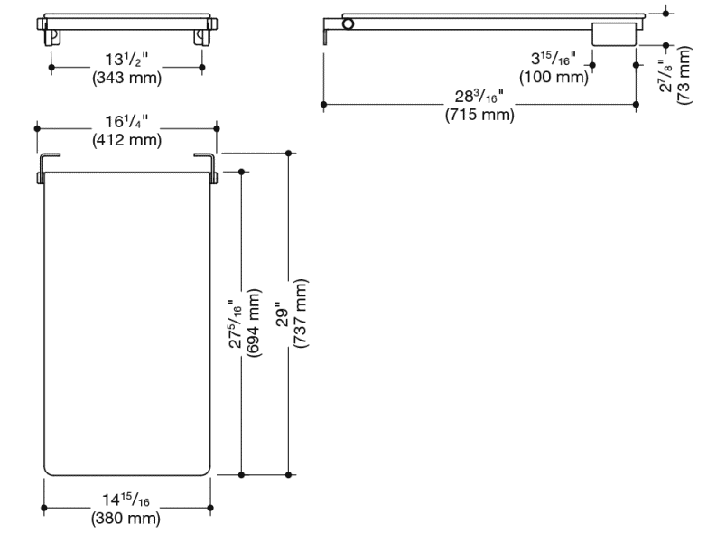 900.51.213XA Складное сиденье для ванны (ada) HEWI System 900 - Вид №1
