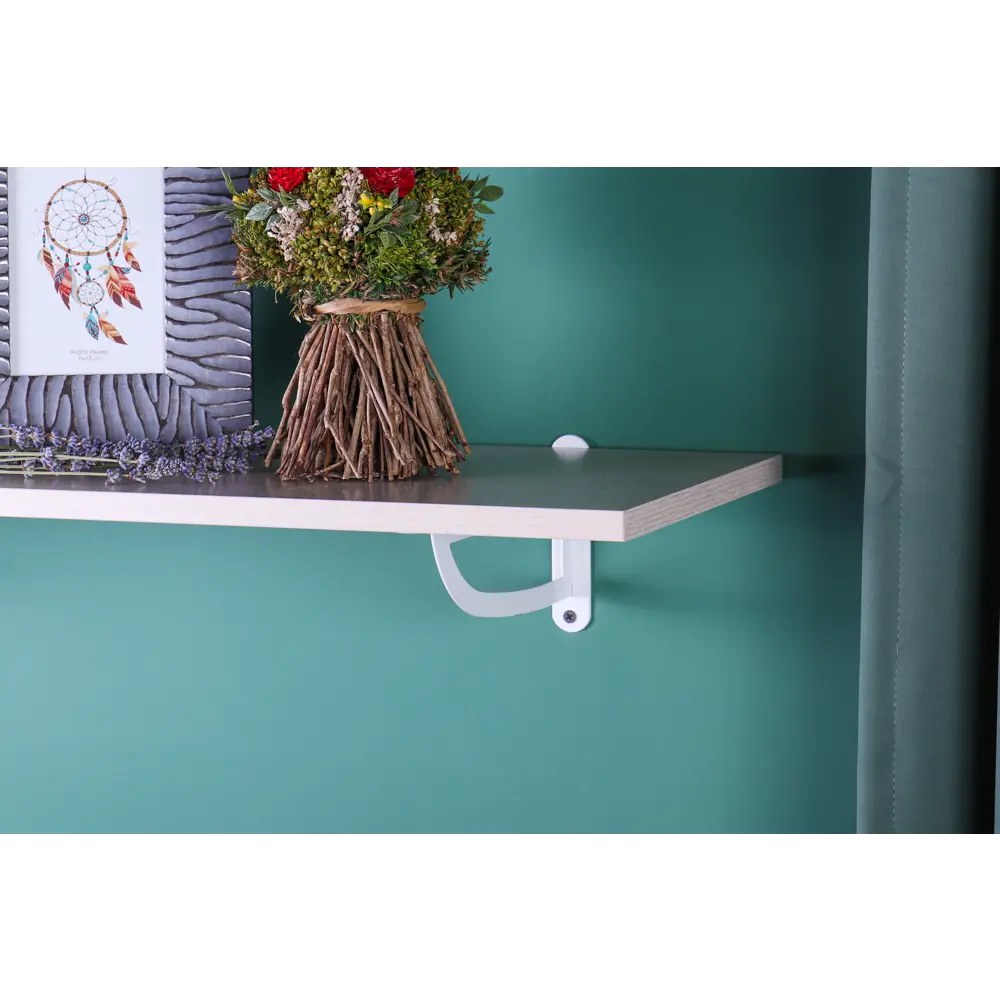 Кронштейн Larvij D-Wall для полок и вешалок - стальной, белый 84908739 STLM-0057079 - Вид №3